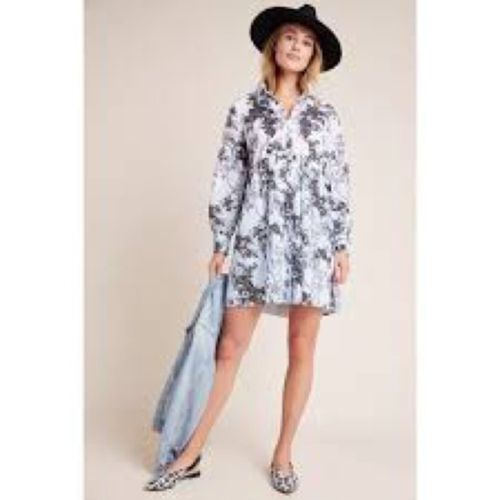 Anthropologie Lavinia Cotton Dress - Picture 2 of 6